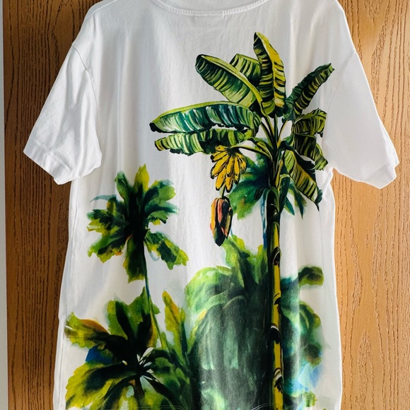 FARM Rio White T-Shirt with Parrot Detail - Picture 2 of 3